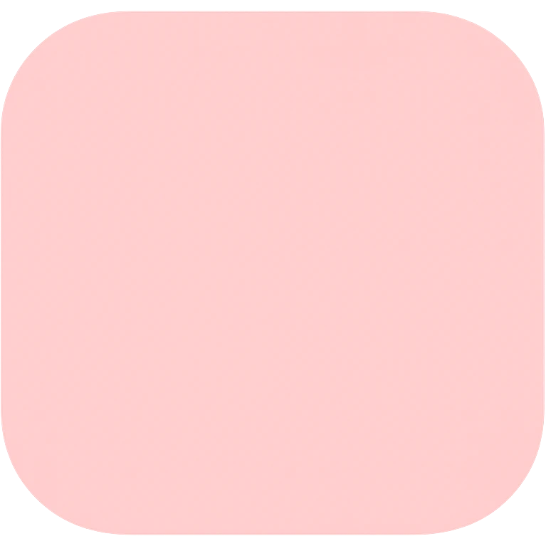 light pink color swatch, rounded square, no text emoji