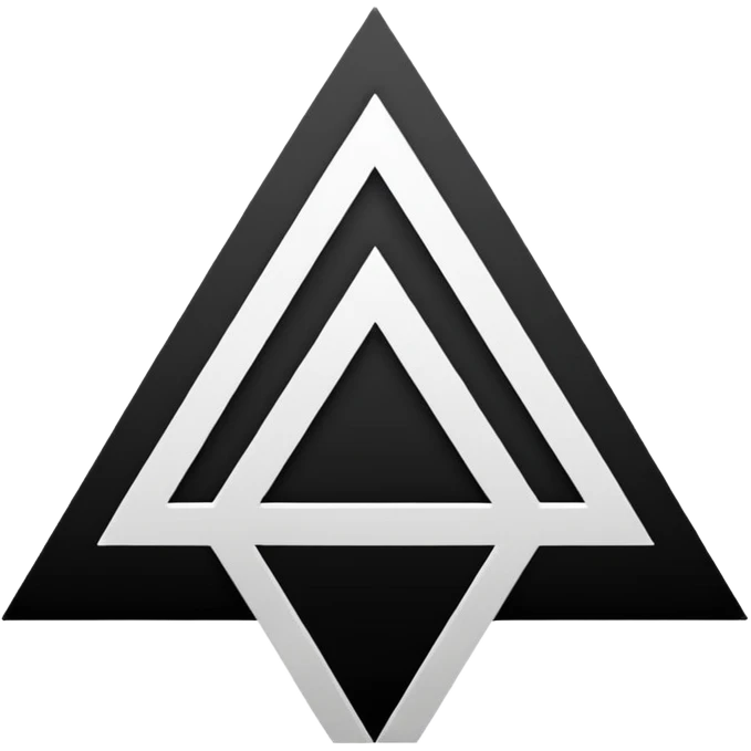 X black and white emoji