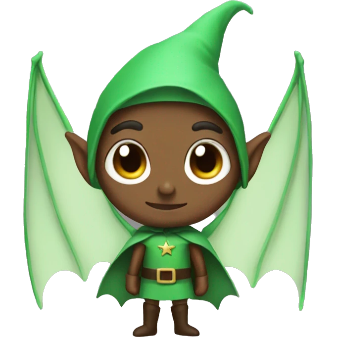 elf with bat wings emoji