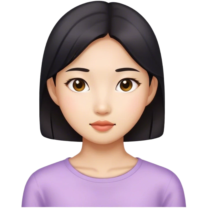 Asian girl emoji