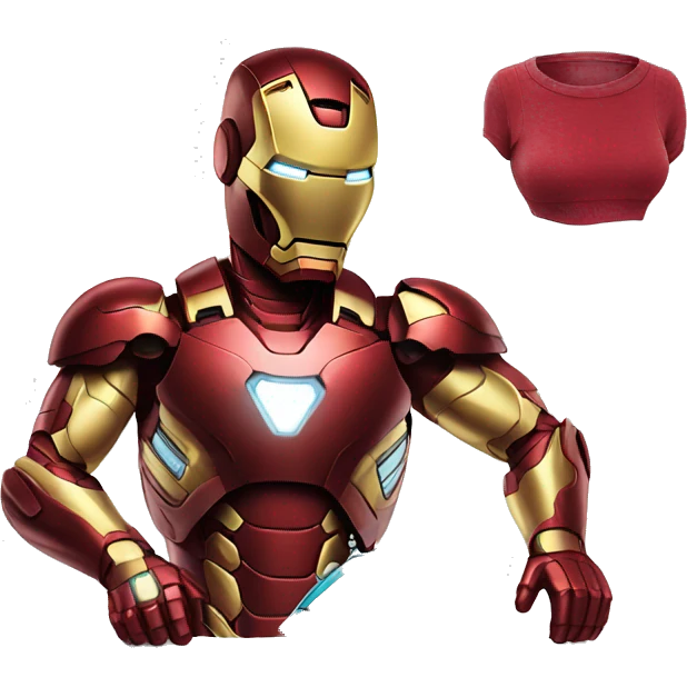 ironman ironing clothes emoji