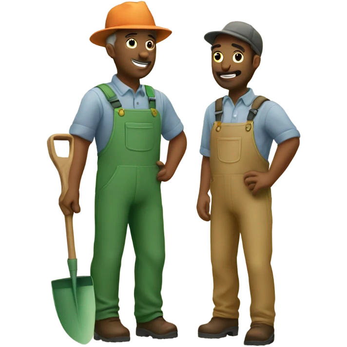 Gardener takes mate emoji