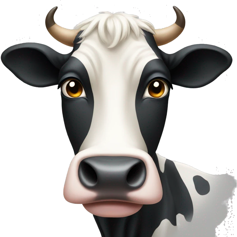 cow giving side eye emoji