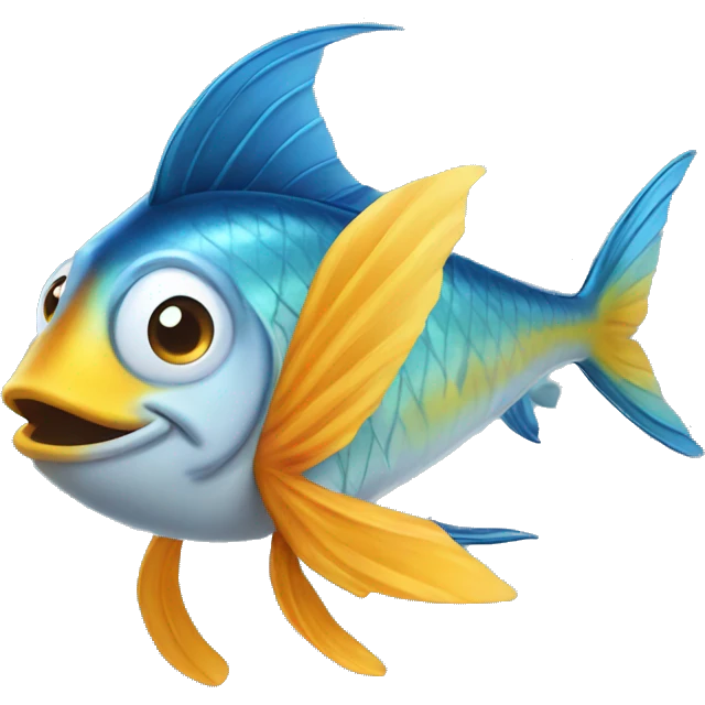 flying fish emoji