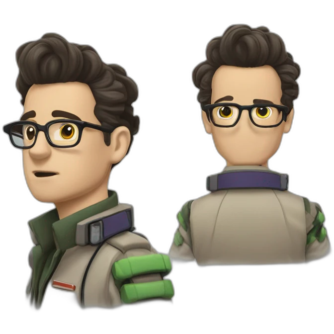 Egon Spangler ghostbusters young emoji