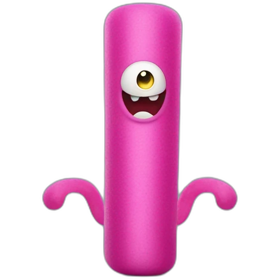 Pool noodle monster emoji