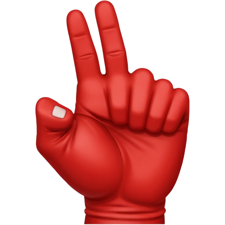 Saitama red hand punch emoji