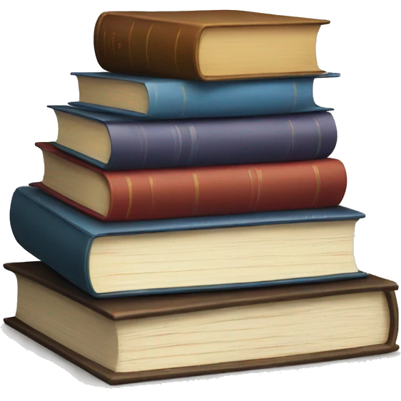 Book stack emoji