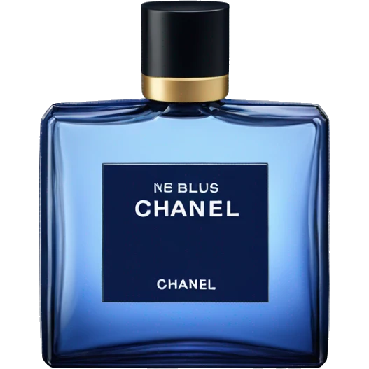 dark blue chanel men's perfume emoji