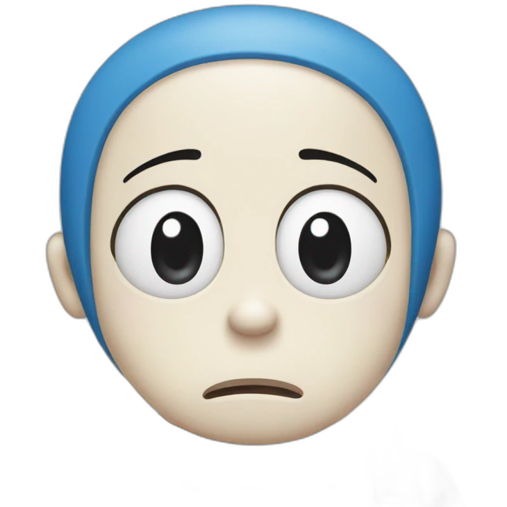 Sad doraemon emoji