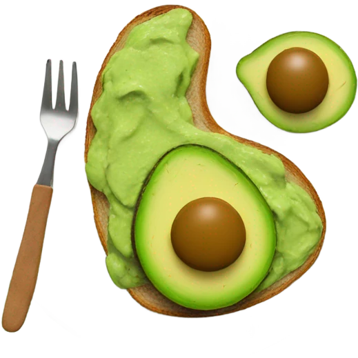 Avocado on toast emoji