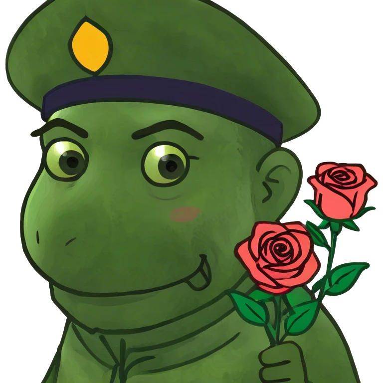 Man with roses  emoji