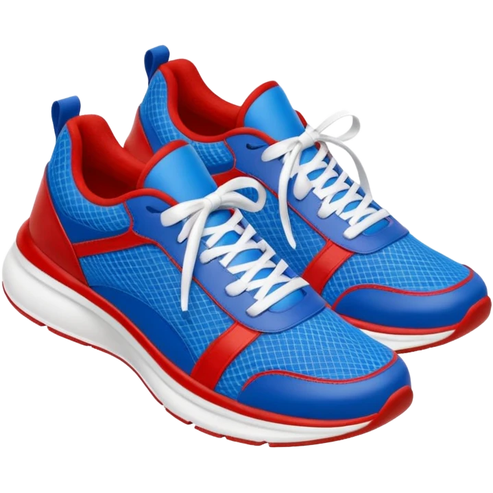  blue upper inspired by Sonic’s fur, with red accents that reference his classic shoes. White details (like stripes, midsoles, or logos) add contrast and keep the design clean. The silhouette is sporty and lightweight, suggesting speed, often with streamlined panels and a low-to-mid cut. emoji
