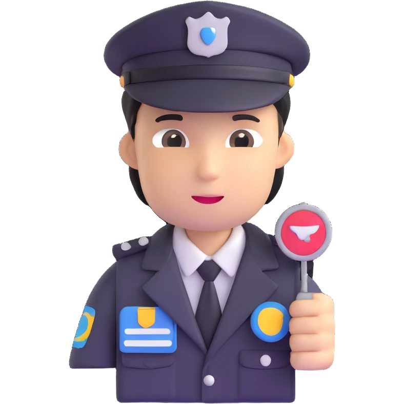 journalist with a press badge emoji