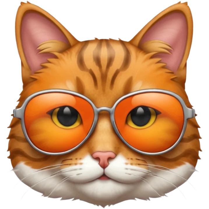 Cat wearing sunglasses emoji