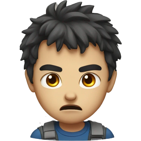 Angry boy emoji