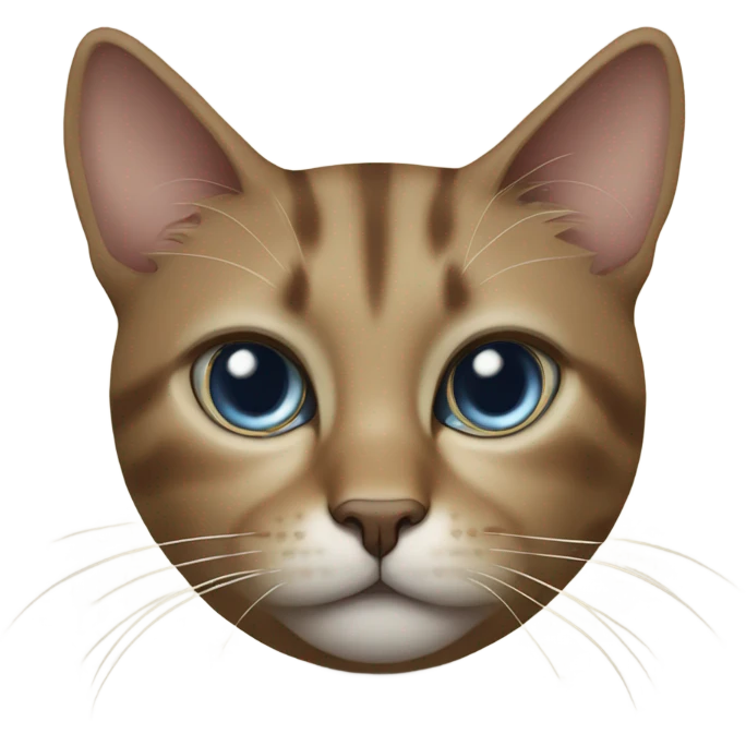 cat with human eyes emoji