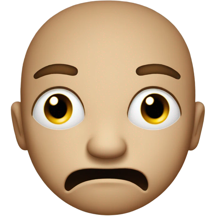 Squinting face like doubting emoji