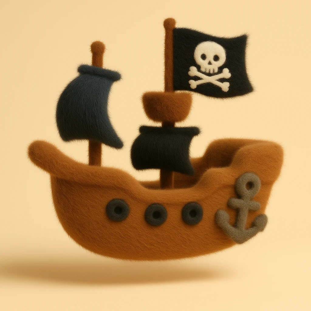 pirate ship emoji