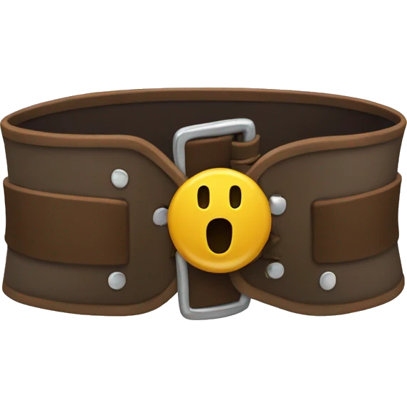 Whooping belt emoji