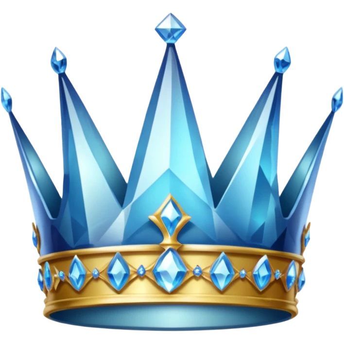 men's crystal crown emoji