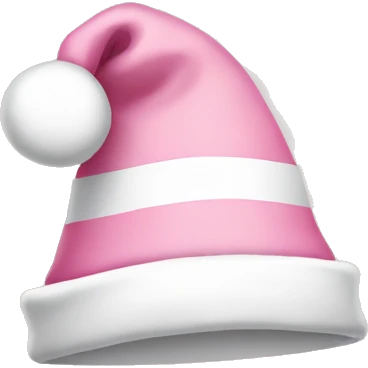light pink santa hat emoji