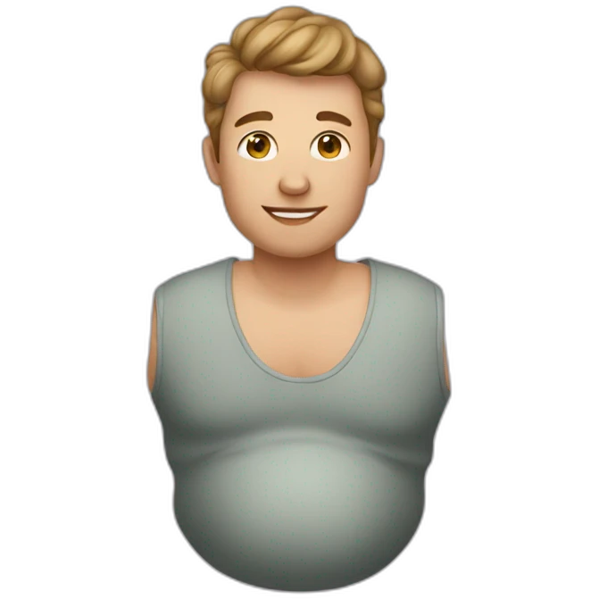 Pregnant man emoji
