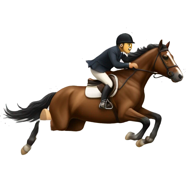 Jumping horse emoji