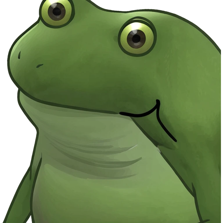 bufo frog surrounded by binary code, artificial intelligence concept emoji