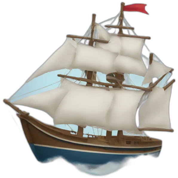 ship sailing emoji