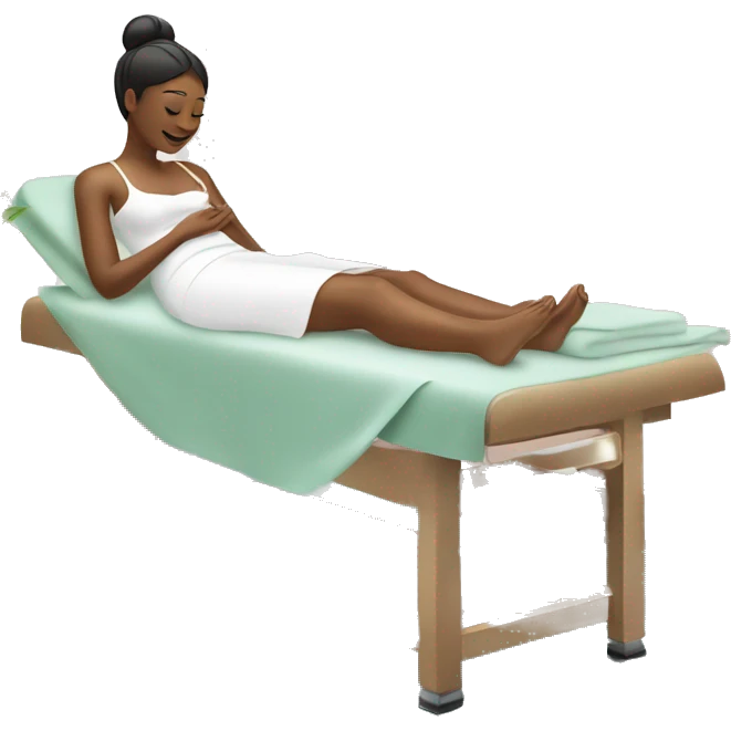 ladies having massage in beauty spa emoji