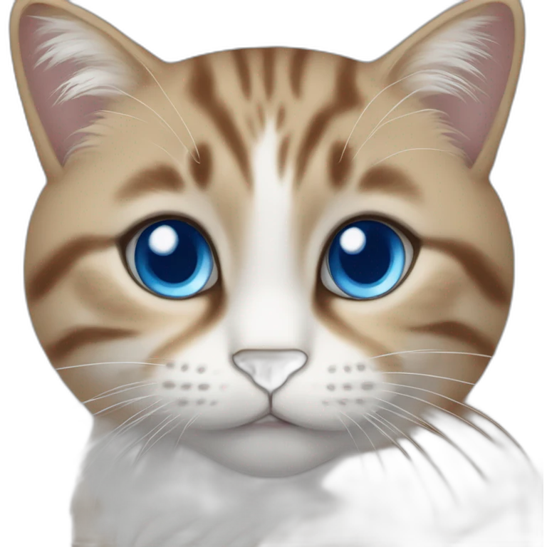 😻 with blue eyes emoji