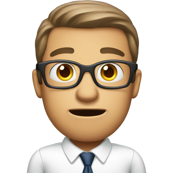 Stressed real estate agent  emoji
