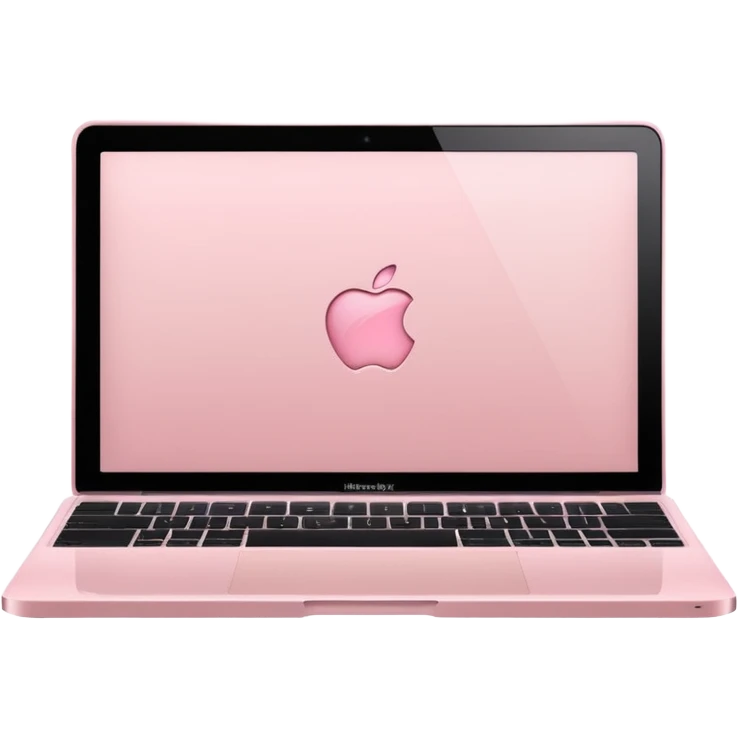 light Pale Pink laptop macbook emoji