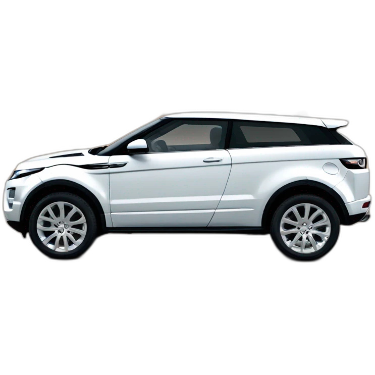 white new Range Rover Evoque emoji