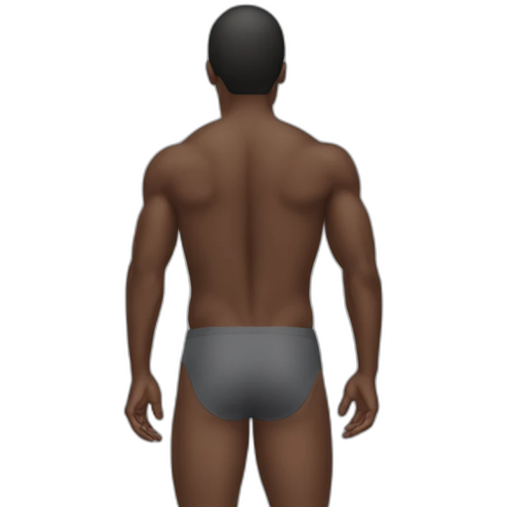 black man glutes emoji