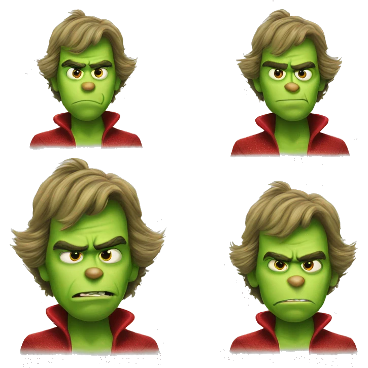 henry cavill as grinch emoji