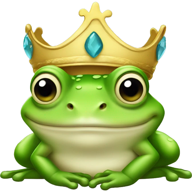 Frog prince emoji