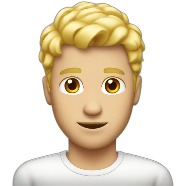 blond guy emoji