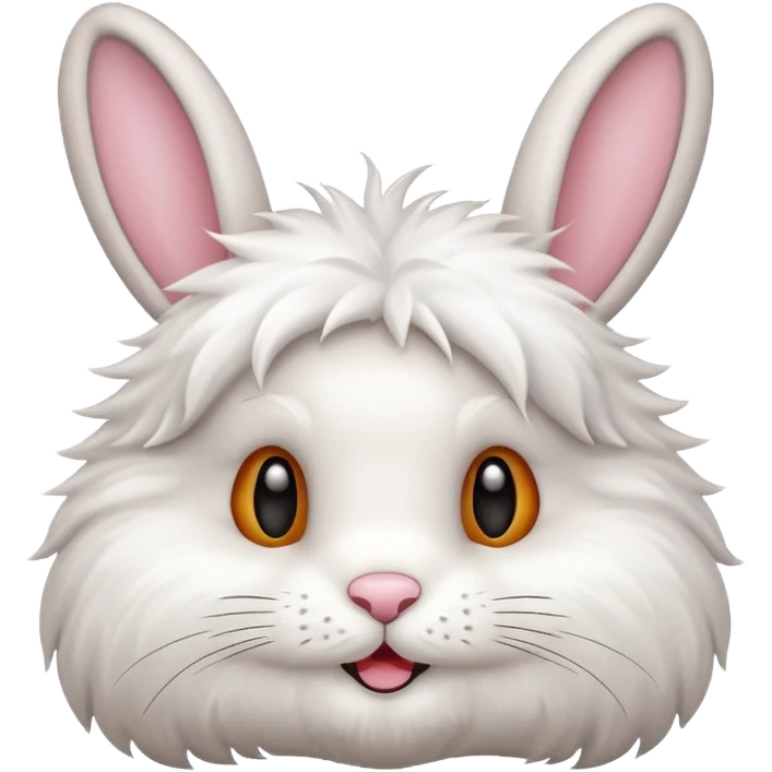 A bunny smirking emoji