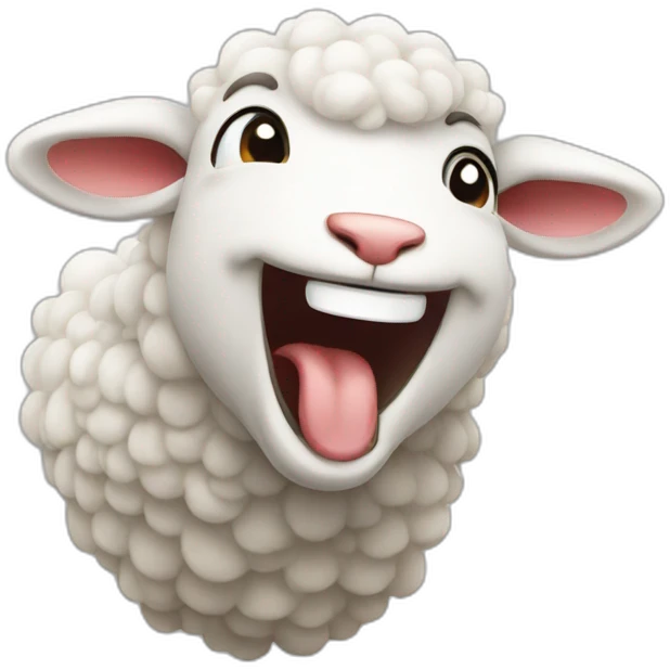 Lambchops laughing emoji