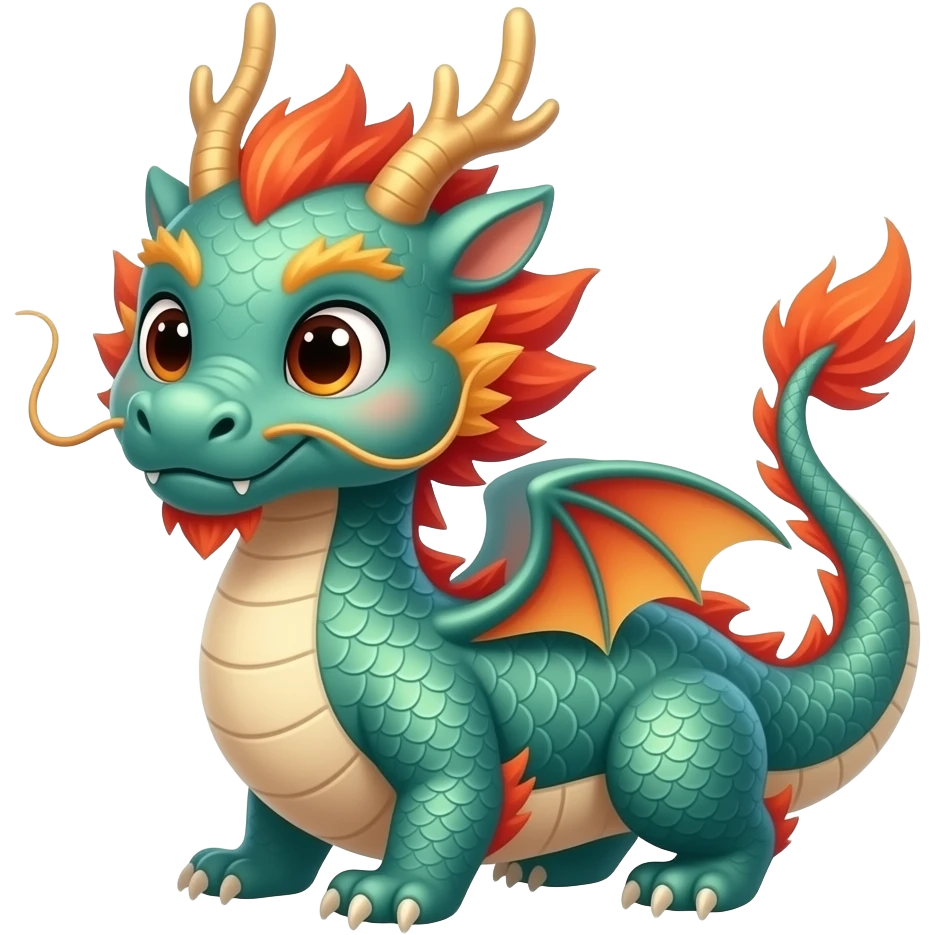 Baby Chinese dragon emoji
