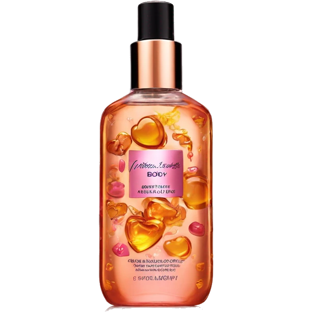 victoria’s secret amber romance body mist emoji