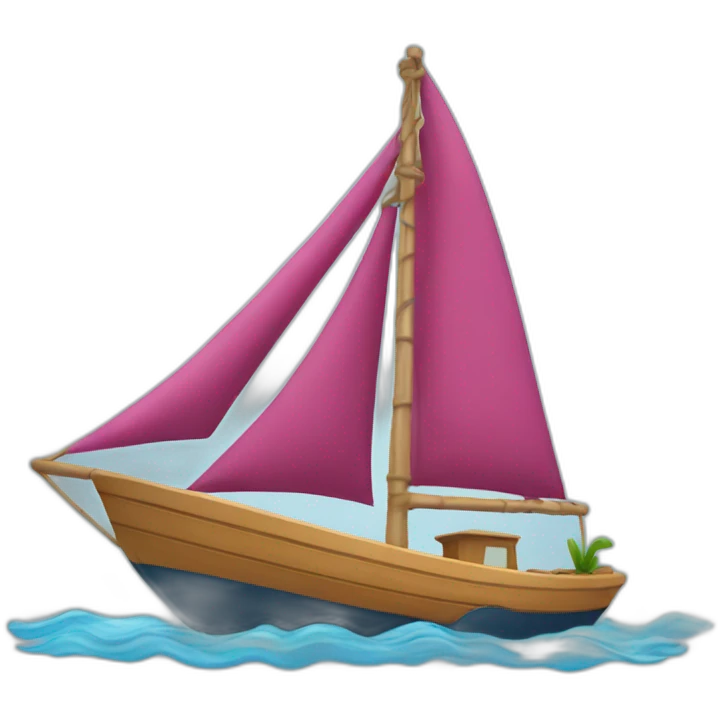 boat sailing in juice emoji