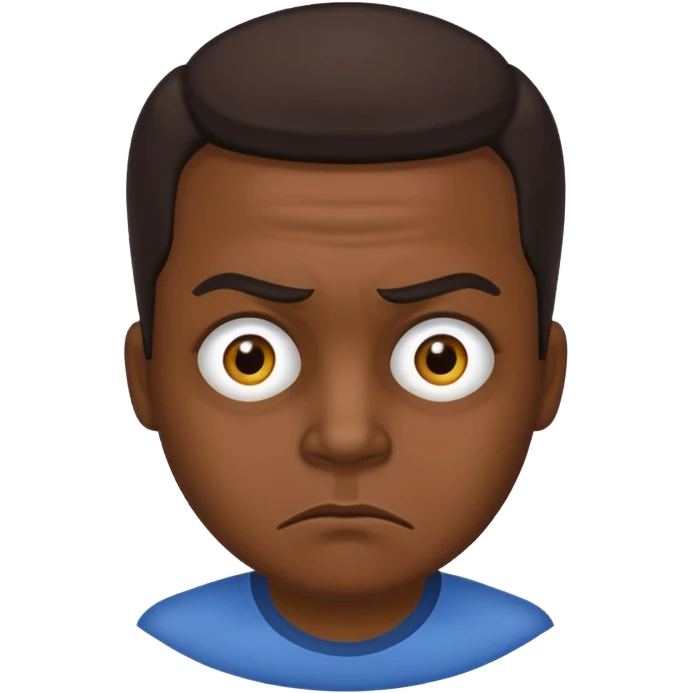 The disgruntled Colombian emoji
