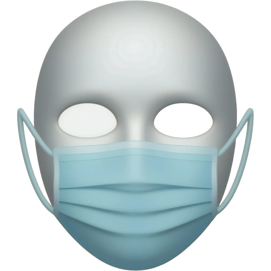 face mask skincare emoji