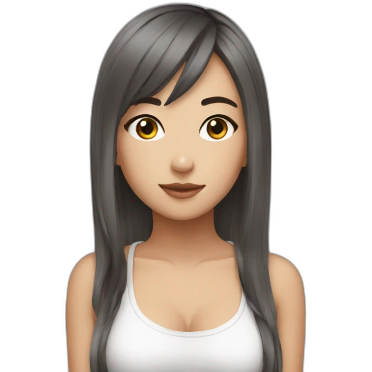 Otaku sexy girl emoji