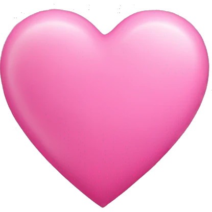 Pink heart emoji