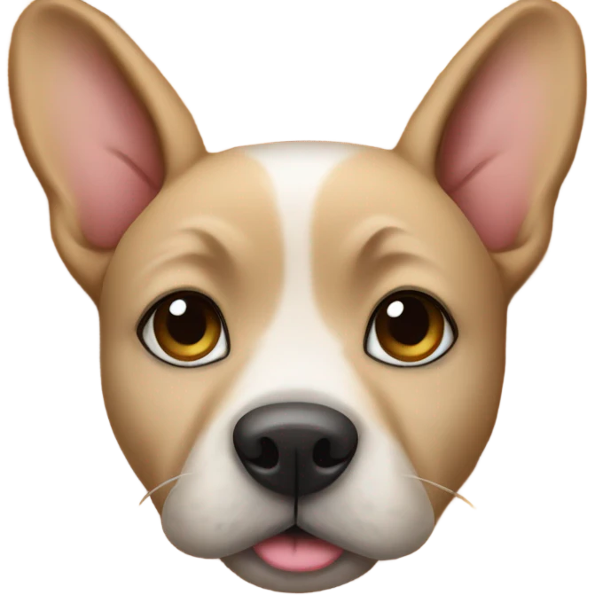 Dog wearing blanket emoji