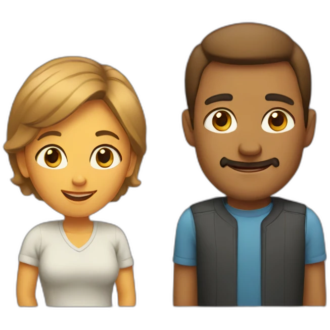 dad and mom emoji